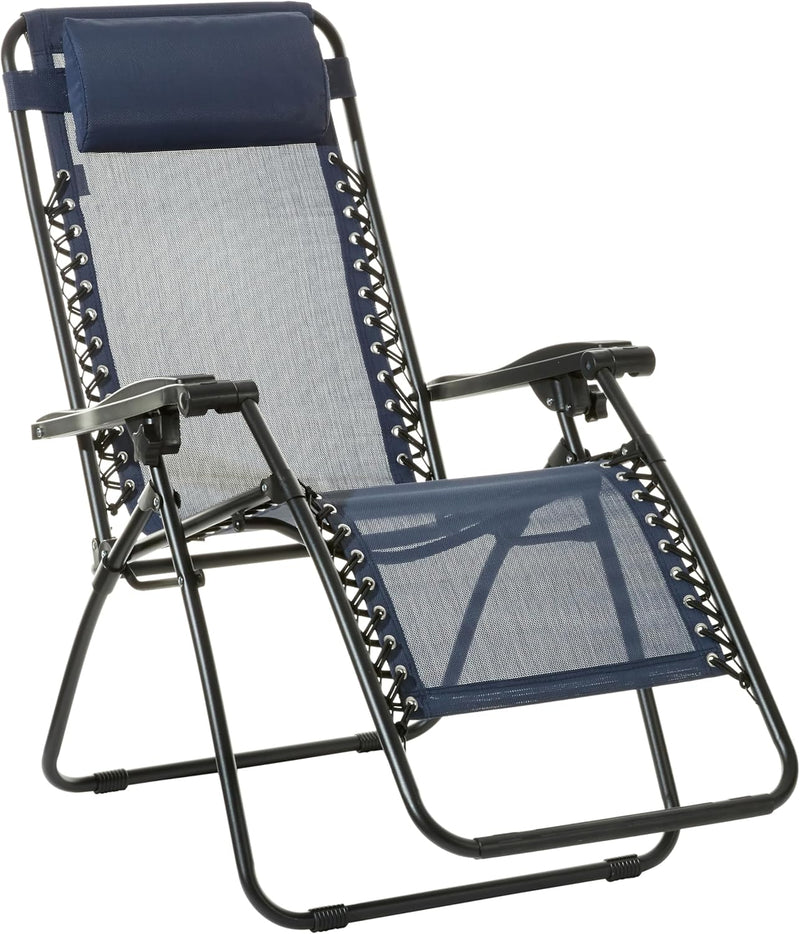 (QUEIMA DE ESTOQUE) Cadeira Dobrável Reclinável de Alta Resistencia (suporta até 150kg) + Almofada e Suporte de Brinde + 1 COPOP STANLEY