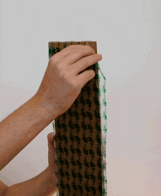 [PAGUE 5 E LEVE 7 METROS] Painel Ripado Laminado de EVA Autocolante | Linha Madeto